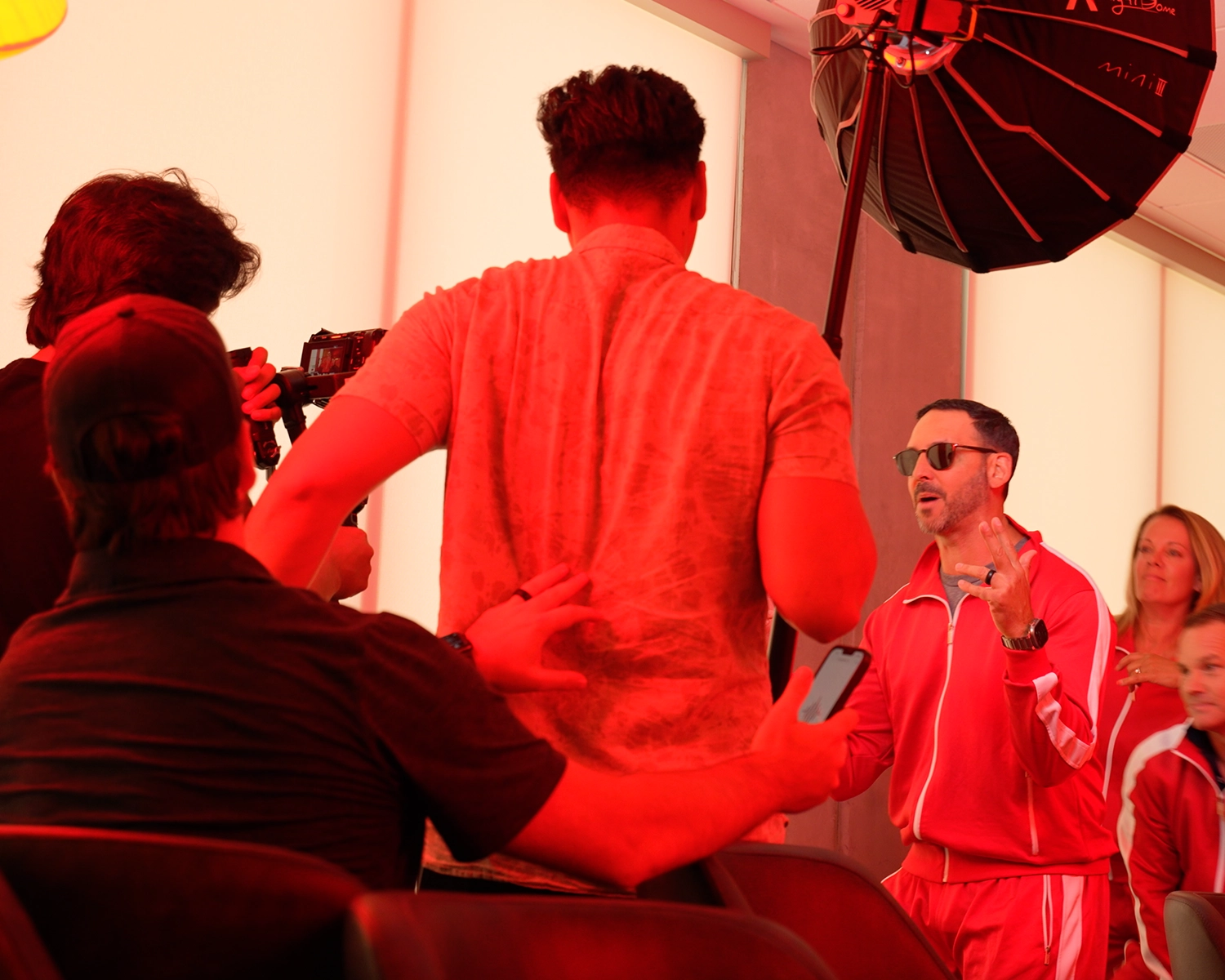 behind the scenes photo