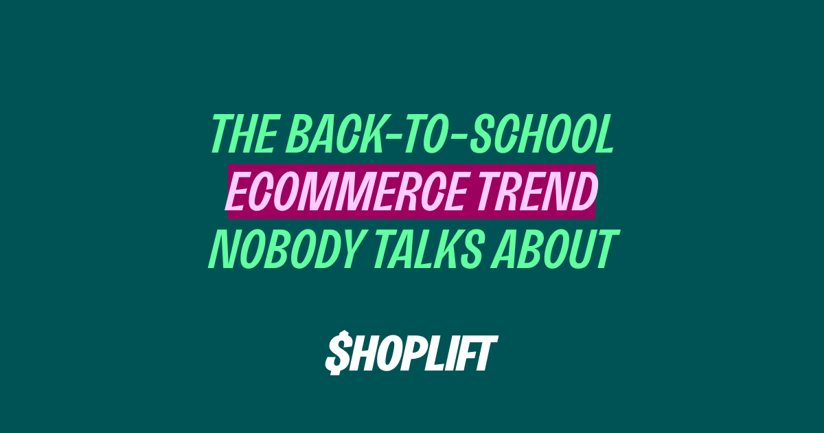 Routine Reset: The Back-to-School Ecommerce Trend Nobody Talks About