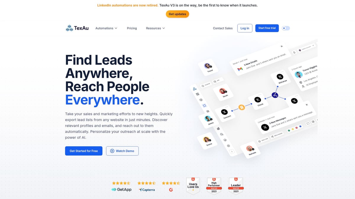 7 Essential LinkedIn Scraper Tools to Boost Leads in 2025 - TexAu
