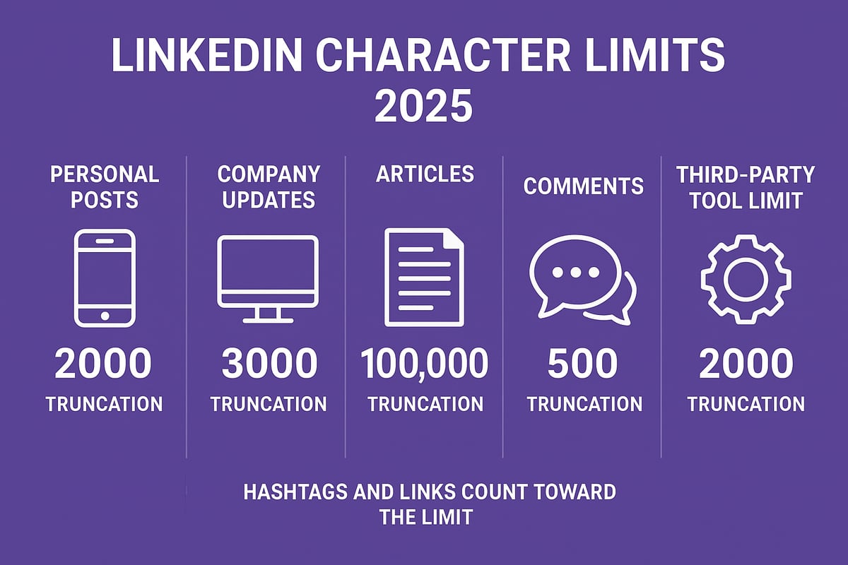 Understanding LinkedIn Post Character Limits in 2025