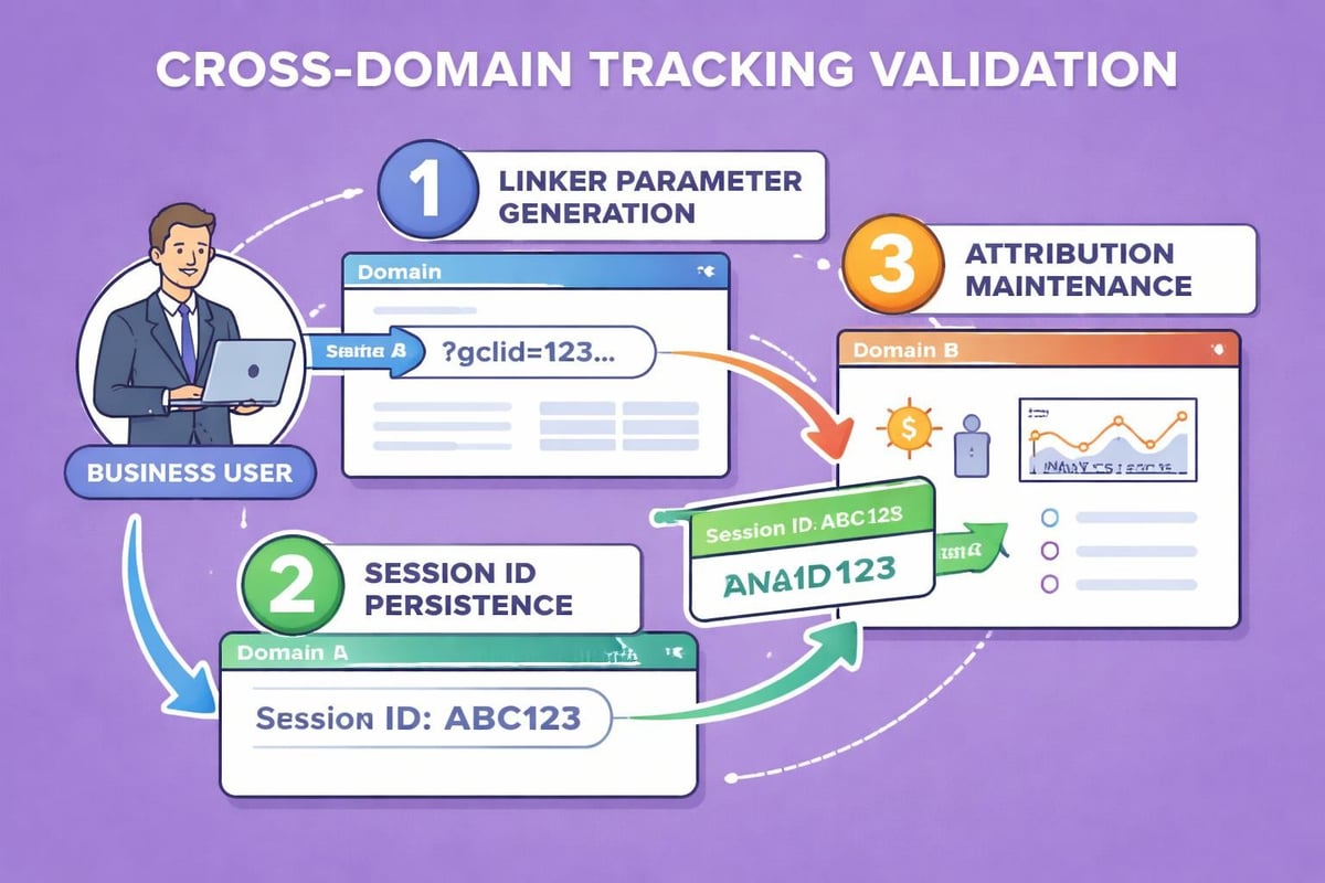 Cross-domain tracking debug