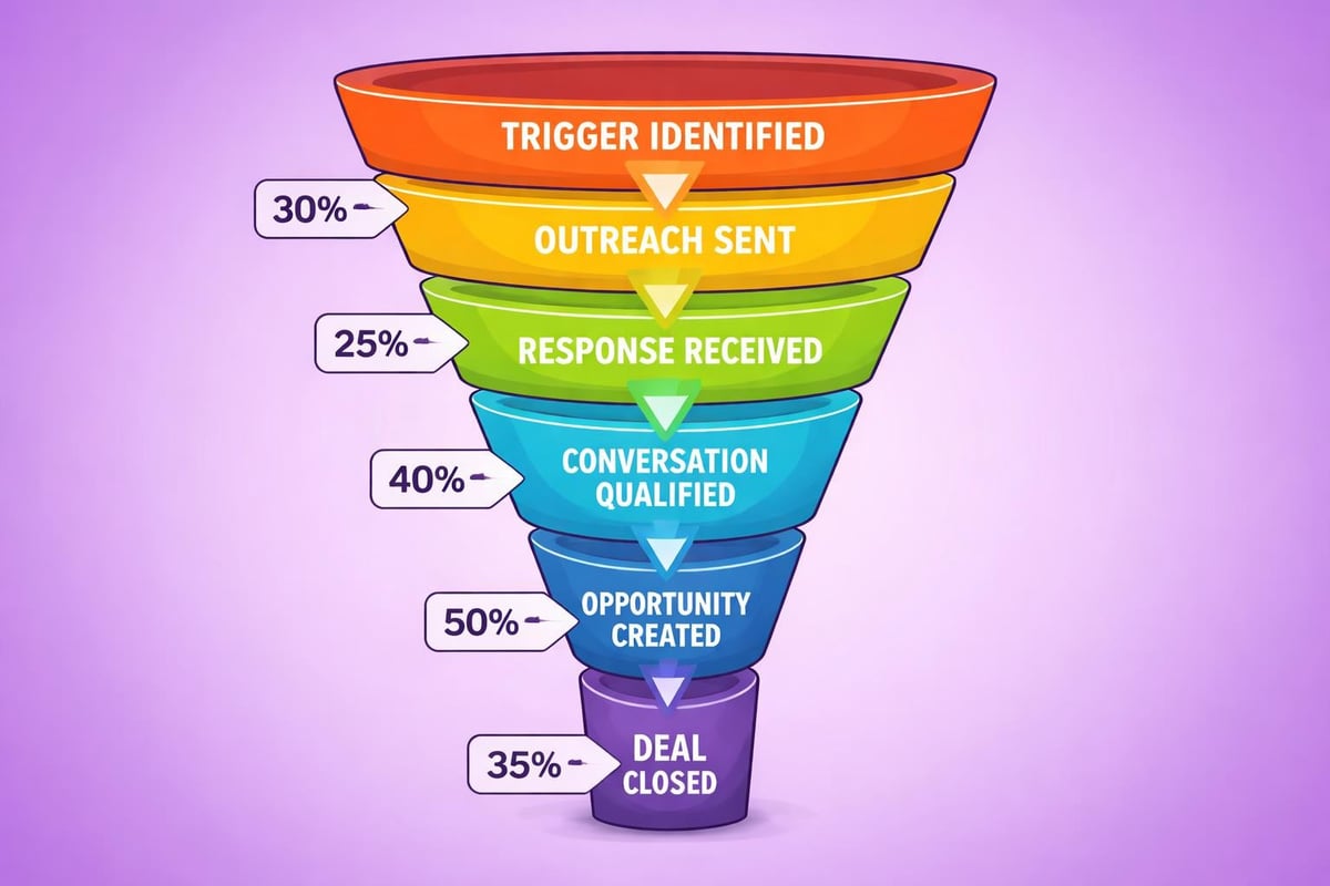 Conversion funnel metrics