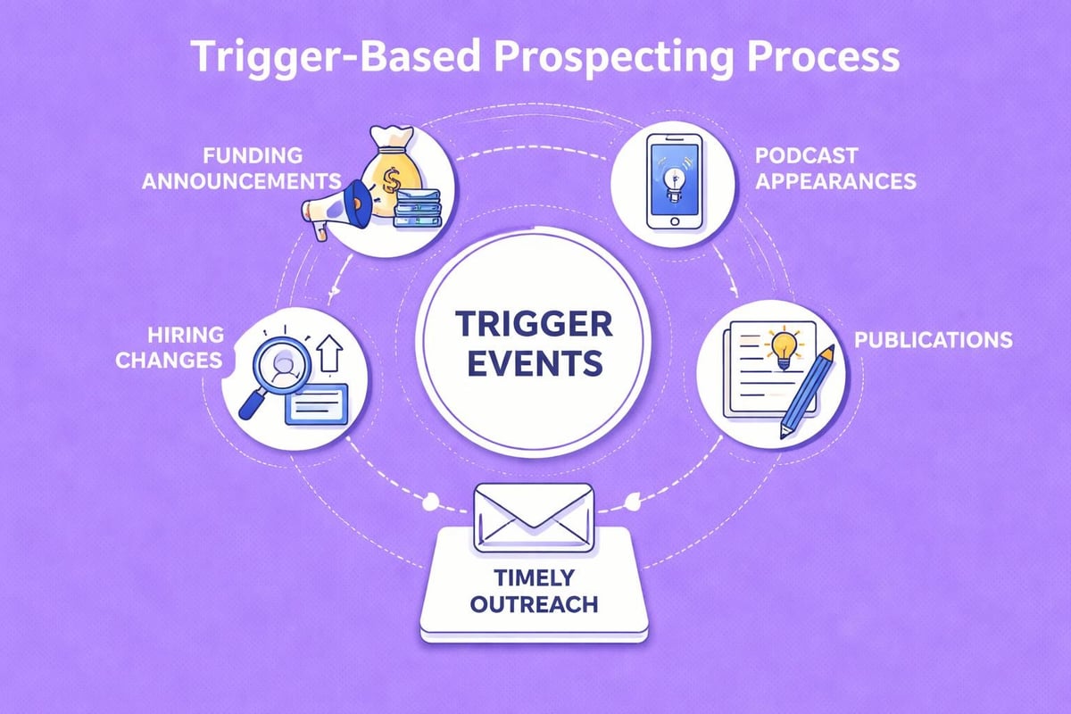 Trigger-based prospecting workflow