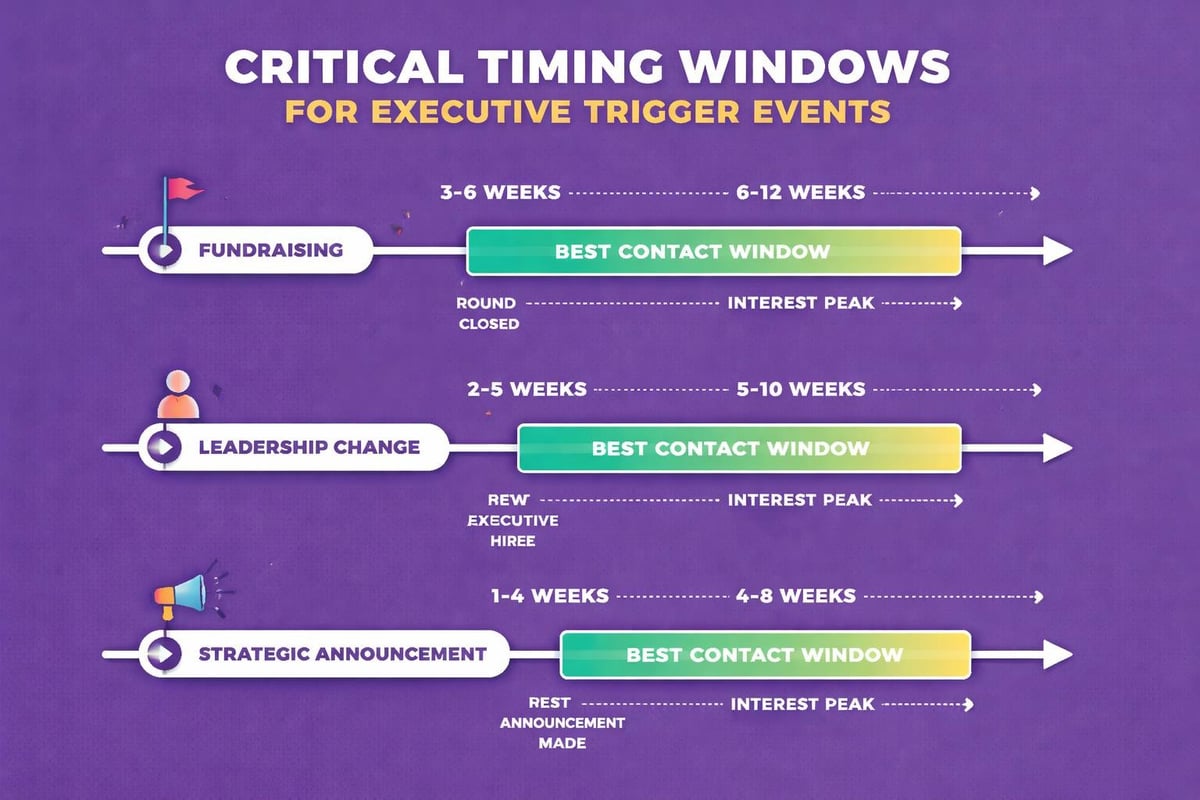 Trigger-based outreach timeline