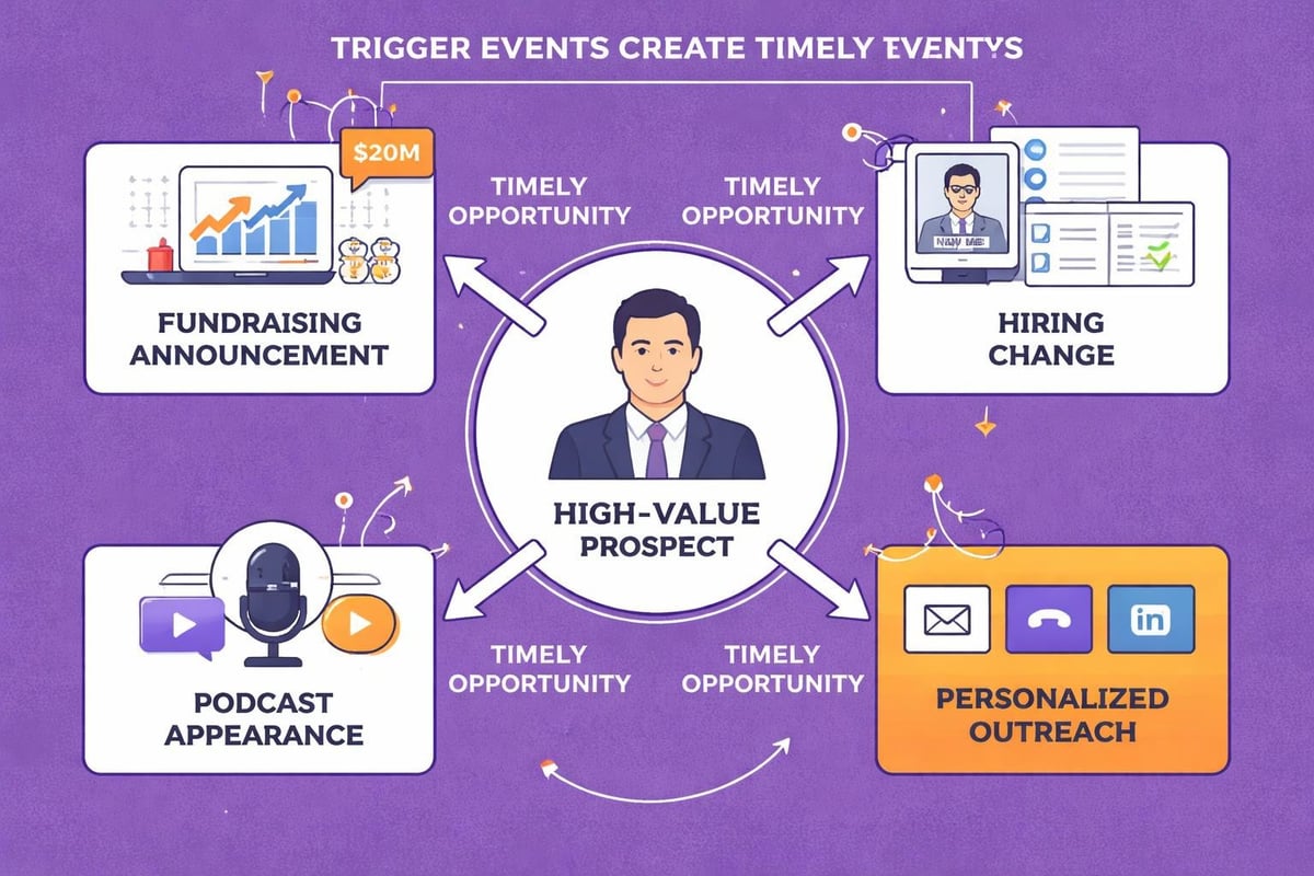 Trigger-based prospecting workflow