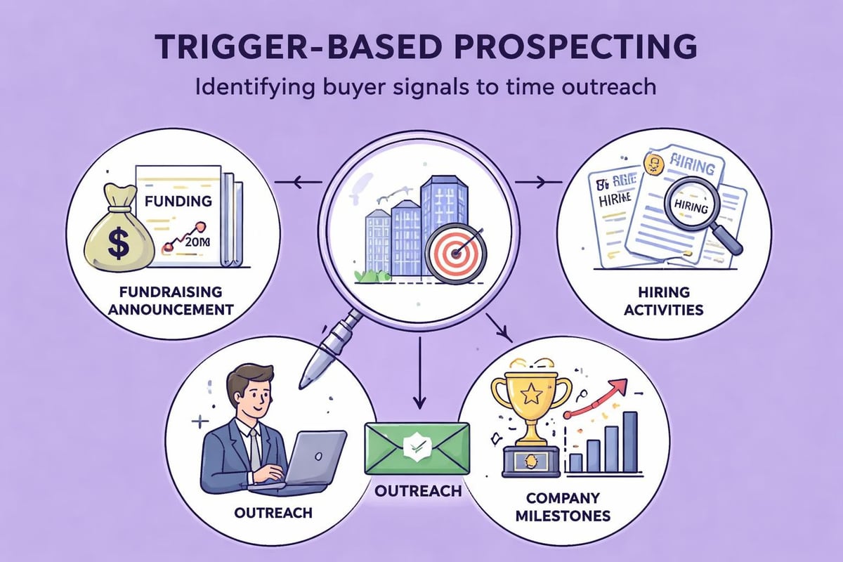 Trigger-based prospecting workflow