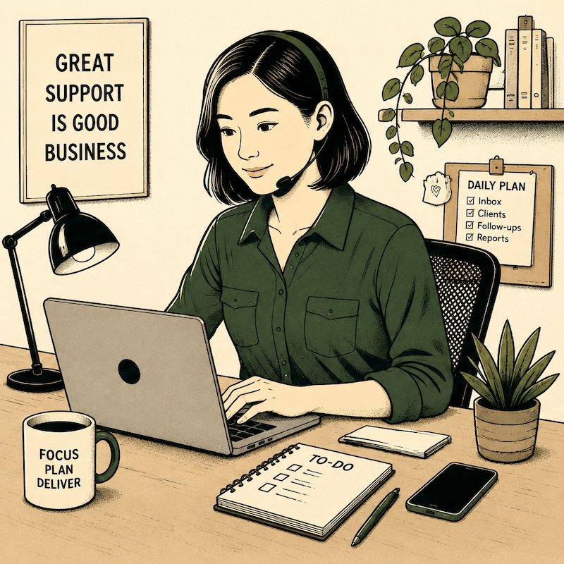 admin support virtual assistants