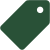 Green price tag icon with a hole near the top right corner.