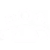 White icon of three users with circular heads and simple bodies on a transparent background.
