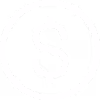 White dollar sign enclosed in a white circle on a black background.