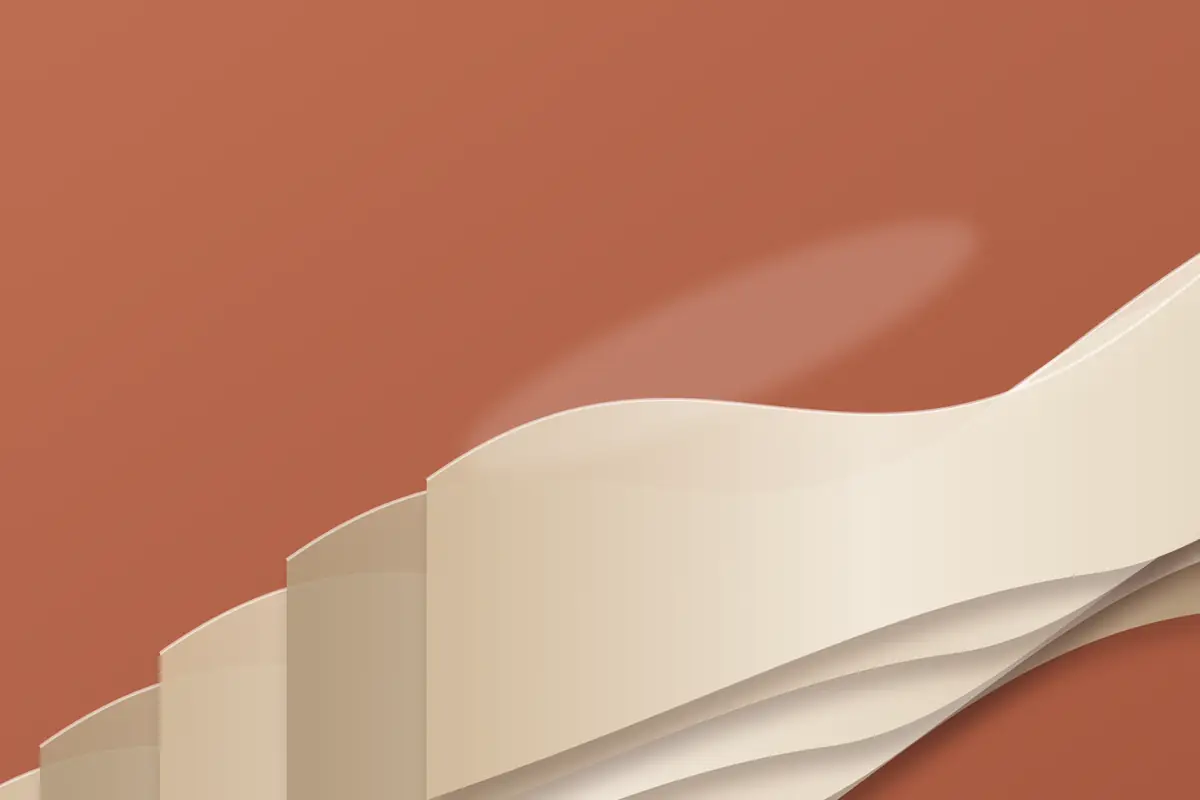 Illustration de tissu en satin de coton, drapé souple à l'éclat discret