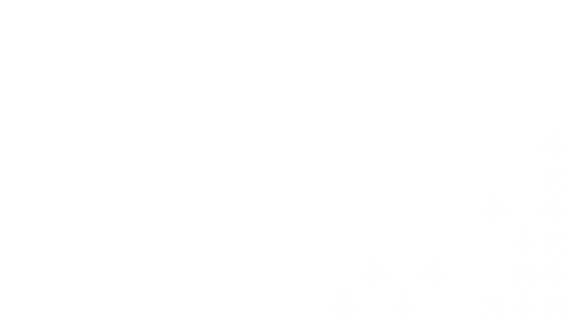 Useita valkoinsia plus-merkkejä ja x-merkkejä läpinäkyvällä taustalla 