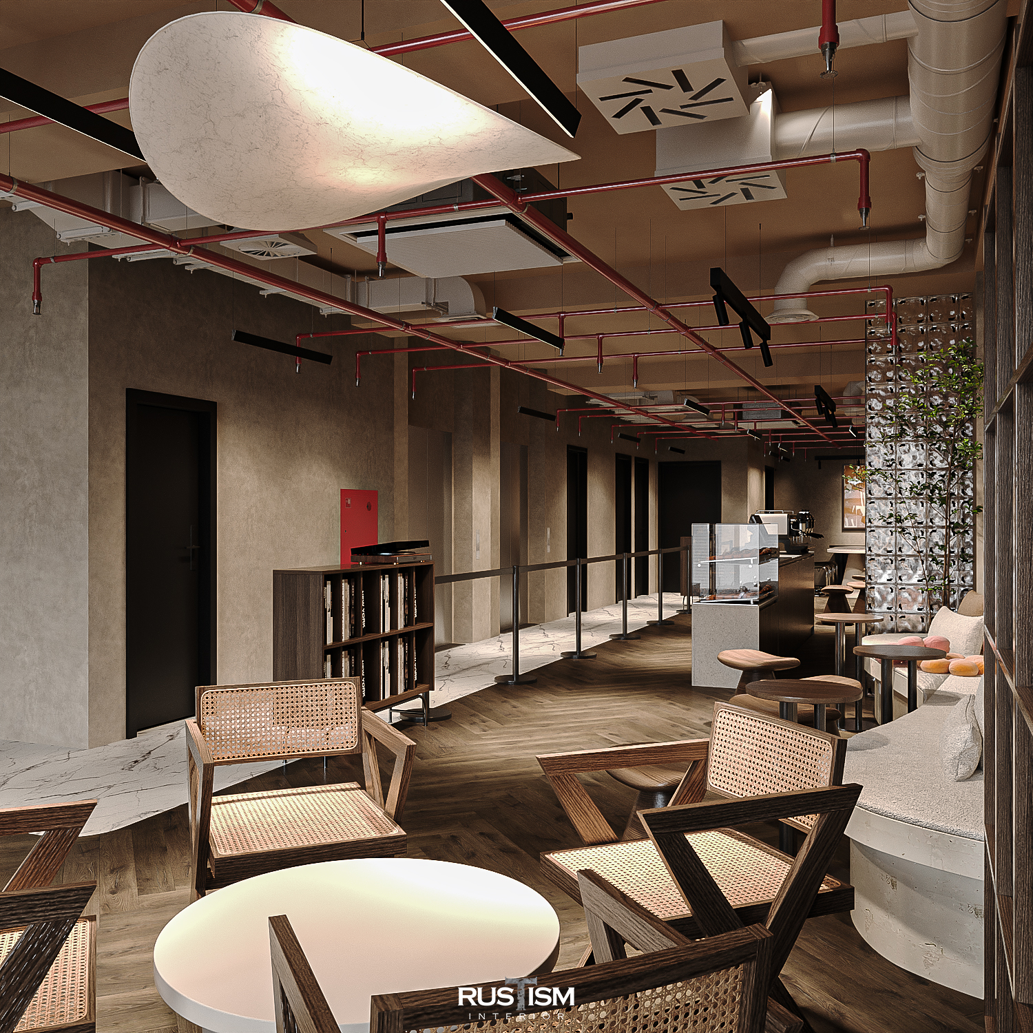 Dot Cafe - Dự án Rustism Interior - Đơn vị chuyên Thiết kế & thi công ...