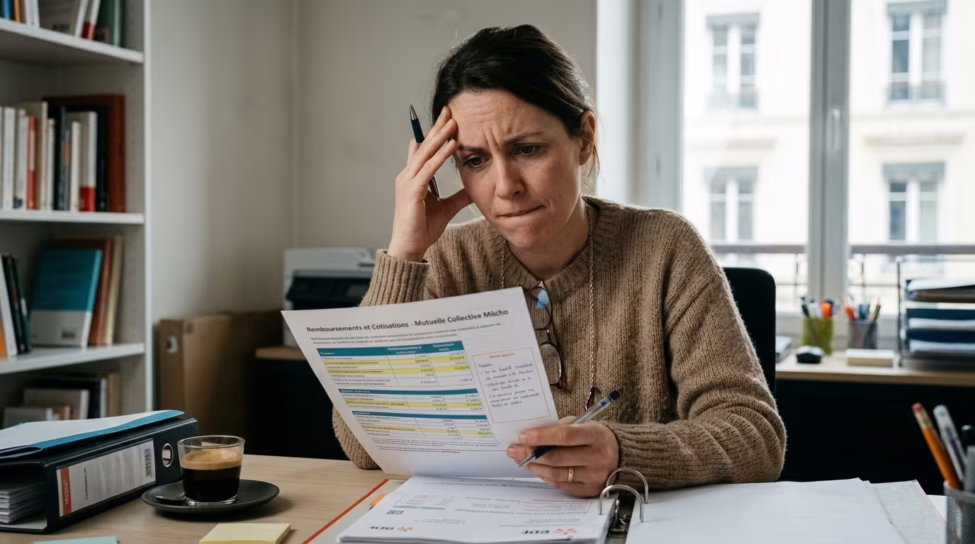 Hausse augmentation cotisations prix coût contrat mutuelle assurance santé collective