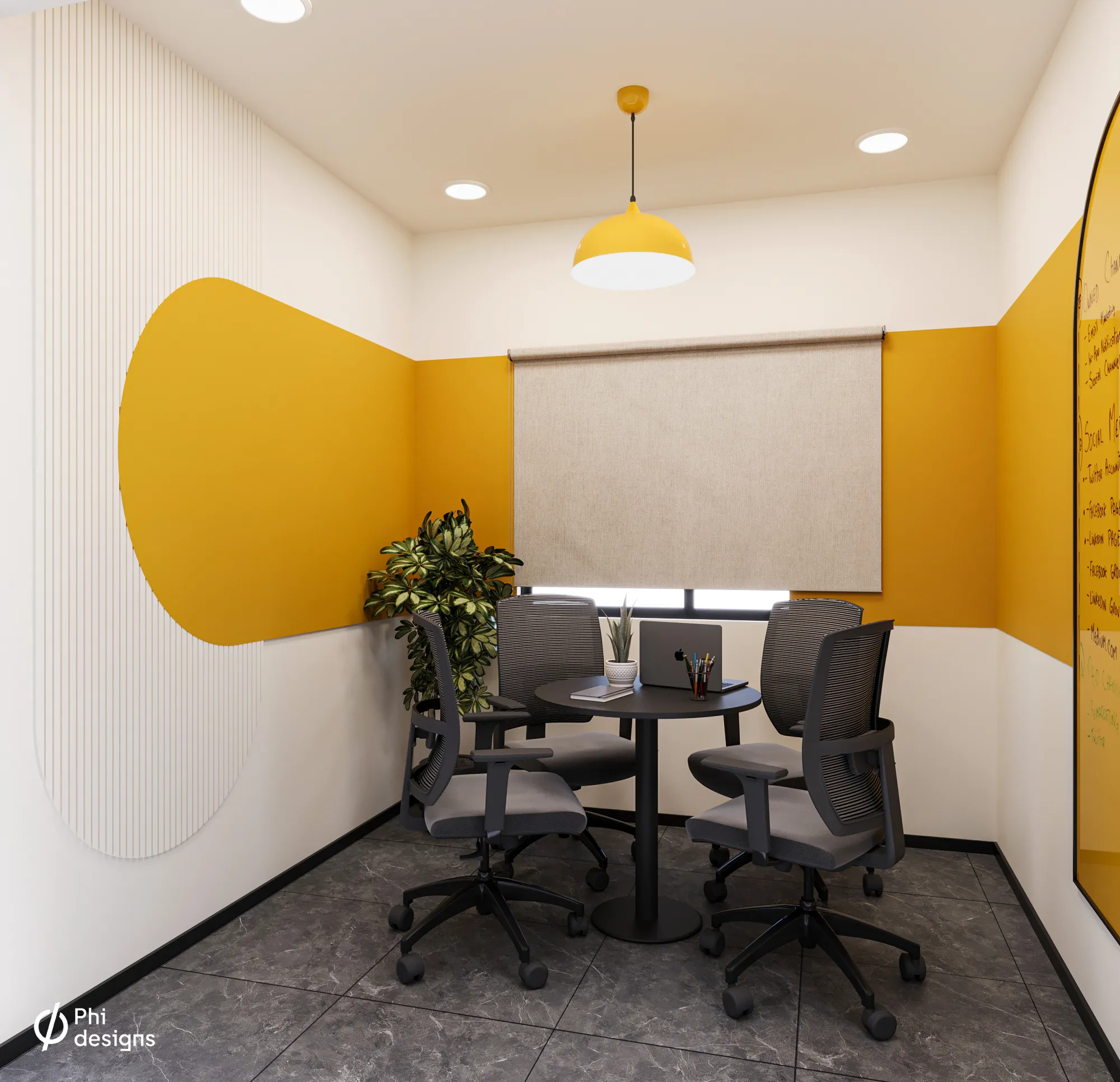 Horizontal’s Interactive Office Lounge Area Designed by Phi Designs