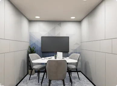 Horizontal’s Courlful Office Dining area Designed by Phi Designs