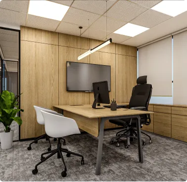Horizontal’s Bright Office Meeting Room Designed by Phi Designs