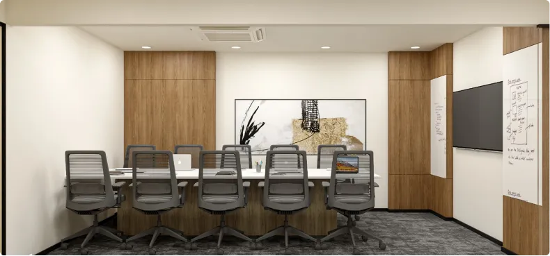 Horizontal’s Inviting Office Reception Area Designed by Phi Designs