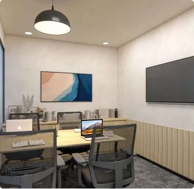 Horizontal’s Bright Office Meeting Room Designed by Phi Designs