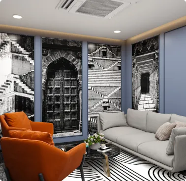 Horizontal’s Interactive Office Lounge Area Designed by Phi Designs