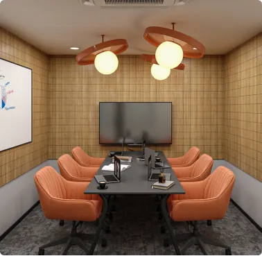 Horizontal’s Bright Office Meeting Room Designed by Phi Designs