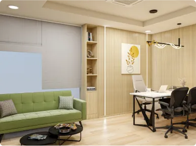 Horizontal’s Formal Office Meeting Room Designed by Phi Designs