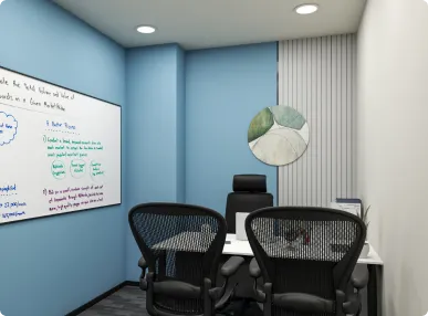 Horizontal’s Courlful Office Dining area Designed by Phi Designs