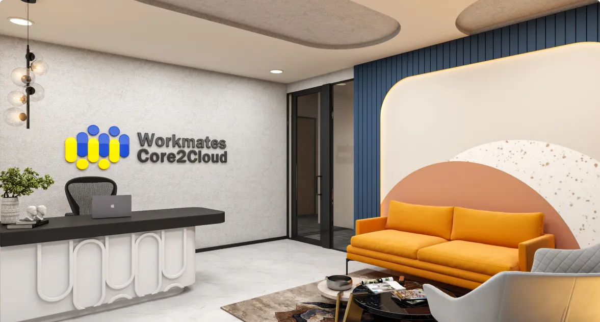Horizontal’s Welcoming Office Reception Area Designed by Phi Designs