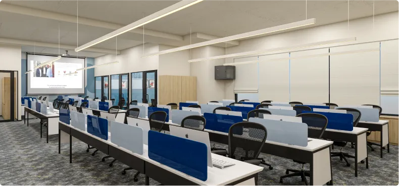 Horizontal’s Inviting Office Reception Area Designed by Phi Designs