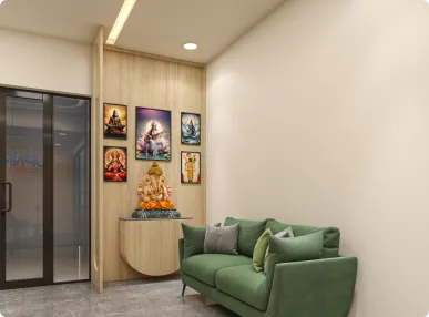 Horizontal’s Courlful Office Dining area Designed by Phi Designs