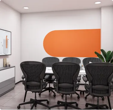 Horizontal’s Bright Office Meeting Room Designed by Phi Designs