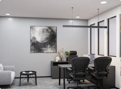 Horizontal’s Formal Office Meeting Room Designed by Phi Designs