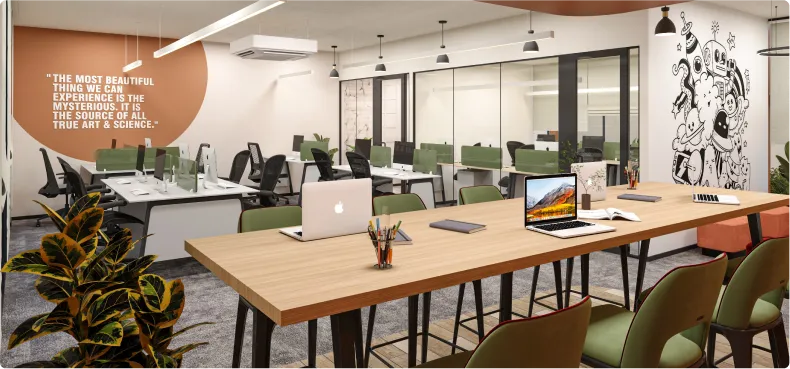 Horizontal’s Inviting Office Reception Area Designed by Phi Designs