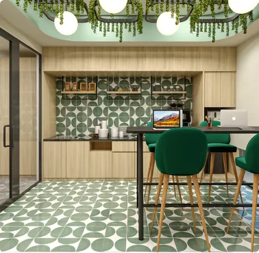 Horizontal’s Bright Office Meeting Room Designed by Phi Designs