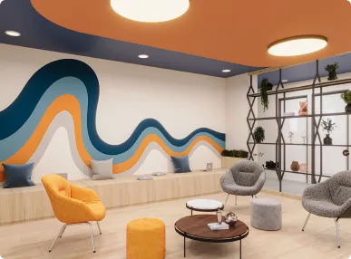 Horizontal’s Formal Office Meeting Room Designed by Phi Designs