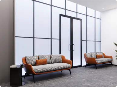 Horizontal’s Courlful Office Dining area Designed by Phi Designs