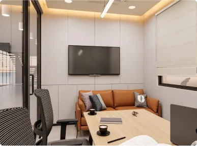 Horizontal’s Formal Office Meeting Room Designed by Phi Designs