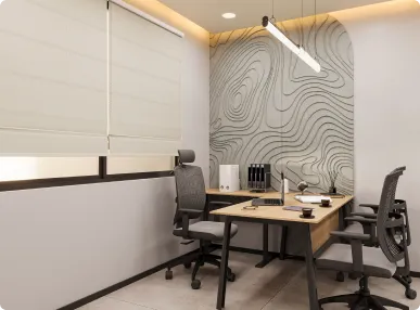 Horizontal’s Formal Office Meeting Room Designed by Phi Designs