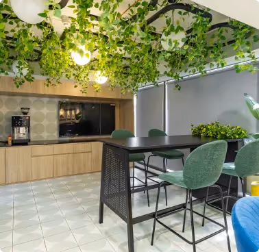 Horizontal’s Interactive Office Lounge Area Designed by Phi Designs