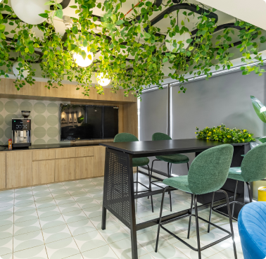 Horizontal’s Interactive Office Lounge Area Designed by Phi Designs