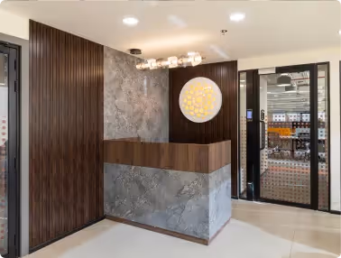 Soho Dragon’s Inviting Office Lounge Area Designed by Phi Designs