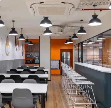 Horizontal’s Interactive Office Lounge Area Designed by Phi Designs