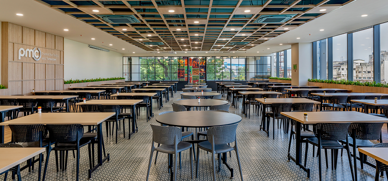 Horizontal’s Inviting Office Reception Area Designed by Phi Designs