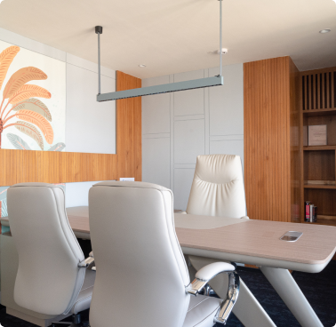 Horizontal’s Bright Office Meeting Room Designed by Phi Designs