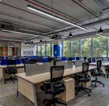 Comfortable Office Meeting Room Designed by Phi Designs Office Interior Designers.