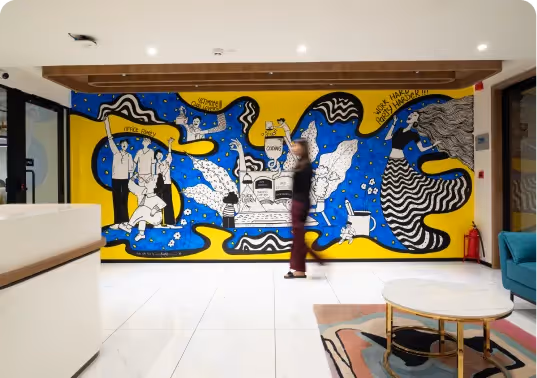 Modern Office Meeting Room Designed by Phi Designs Office Interior Designers.