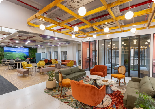 Modern Office Conference Room Designed by Phi Designs Office Interior Designers.