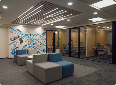 Horizontal’s Formal Office Meeting Room Designed by Phi Designs