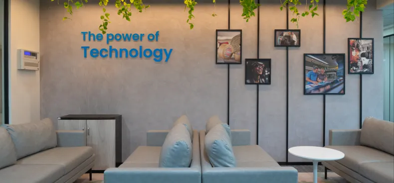 Horizontal’s Inviting Office Reception Area Designed by Phi Designs