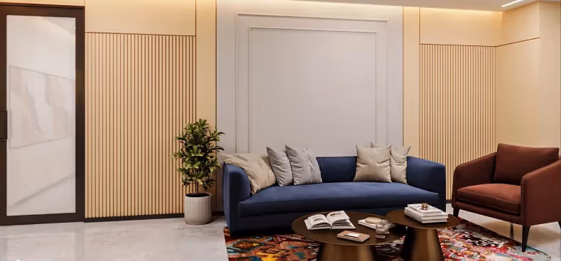 Horizontal’s Inviting Office Reception Area Designed by Phi Designs